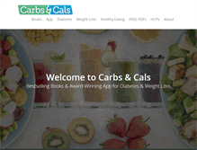 Tablet Screenshot of carbsandcals.com